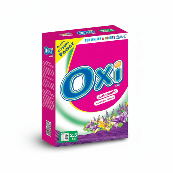 Oxi powder detergent with Lavender Breeze Automatic Laundry 2.5kg