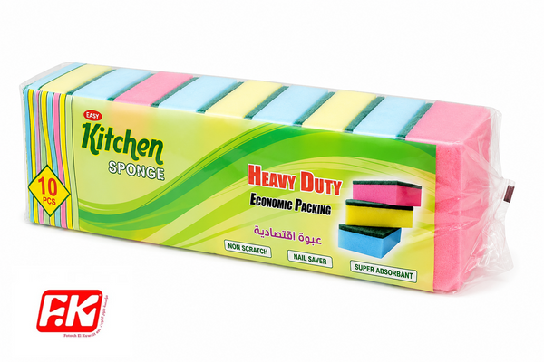 Easy Kitchen Dishwashing Sponge 10pcs