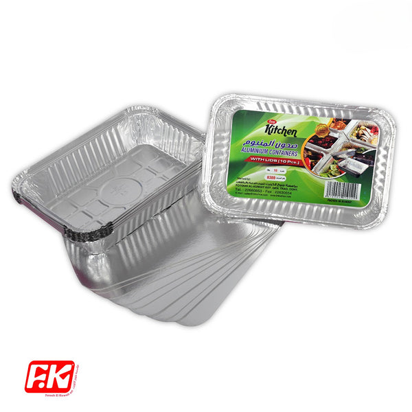Easy Kitchen Aluminum Container 8389 (10 Pcs)