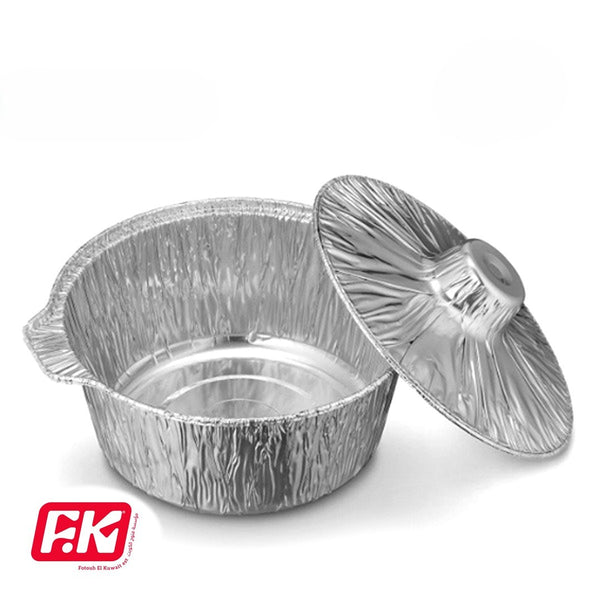 Easy Kitchen Small Aluminum Foil Pots (5 pieces)