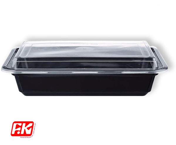 Easy Kitchen Rectangular Microwave Container 32 oz (6 pcs)