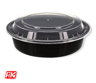 Easy Kitchen Round Microwave Container 24 oz (6 pcs)