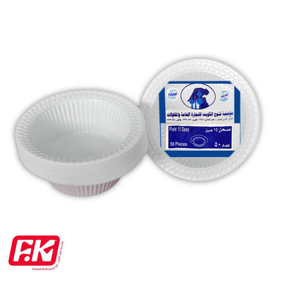 Easy Kitchen Plastic Bowl Large (50 Pcs)
