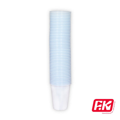 Easy Kitchen Plastic Water Cups 8 oz (50 Pcs)