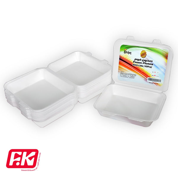 Easy Kitchen Foam containers LB2 (10 Pcs)
