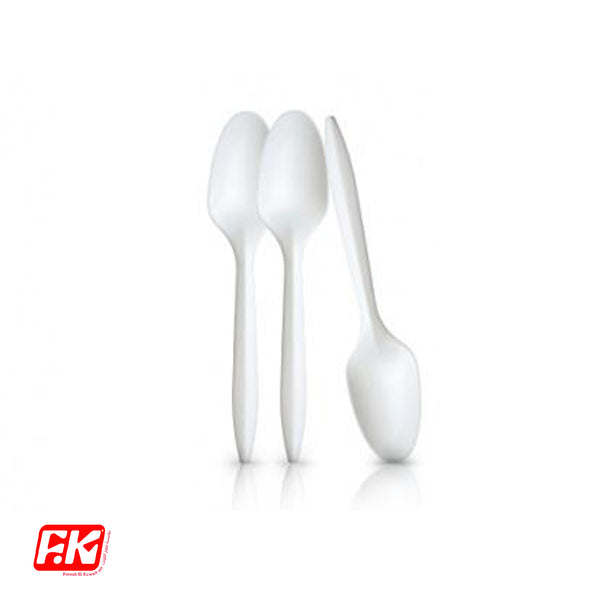 Easy Kitchen Plastic Tea Spoons (50 Pcs)