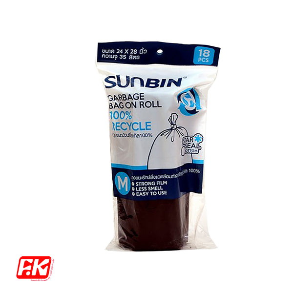 Sunbin Roll garbage bags (18 bags) (M) by Easy Kitchen