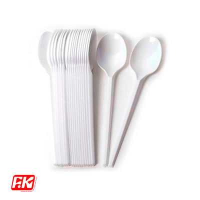 Easy Kitchen Large plastic spoon (50 Pcs)