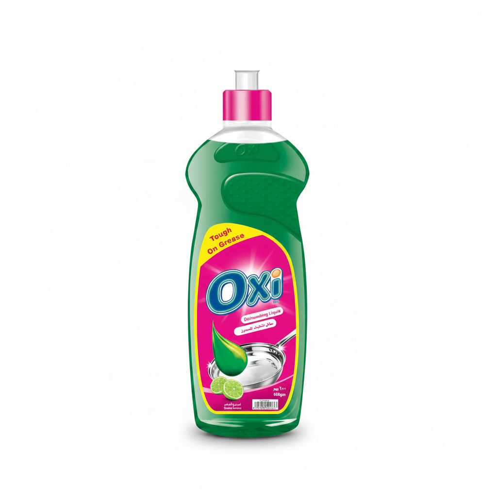 Oxi Dishwashing Liquid 600gm Green Lemon