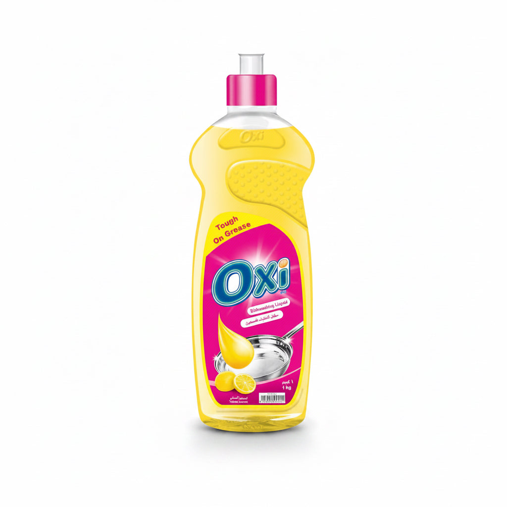 Oxi Dishwashing Liquid 1kg Yellow Lemon