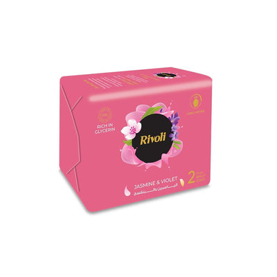 Rivoli Bar Soap Rose 165 gm  - Bundle 2